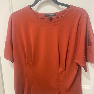 Banana Republic Women's Short Sleeve Top in Rust